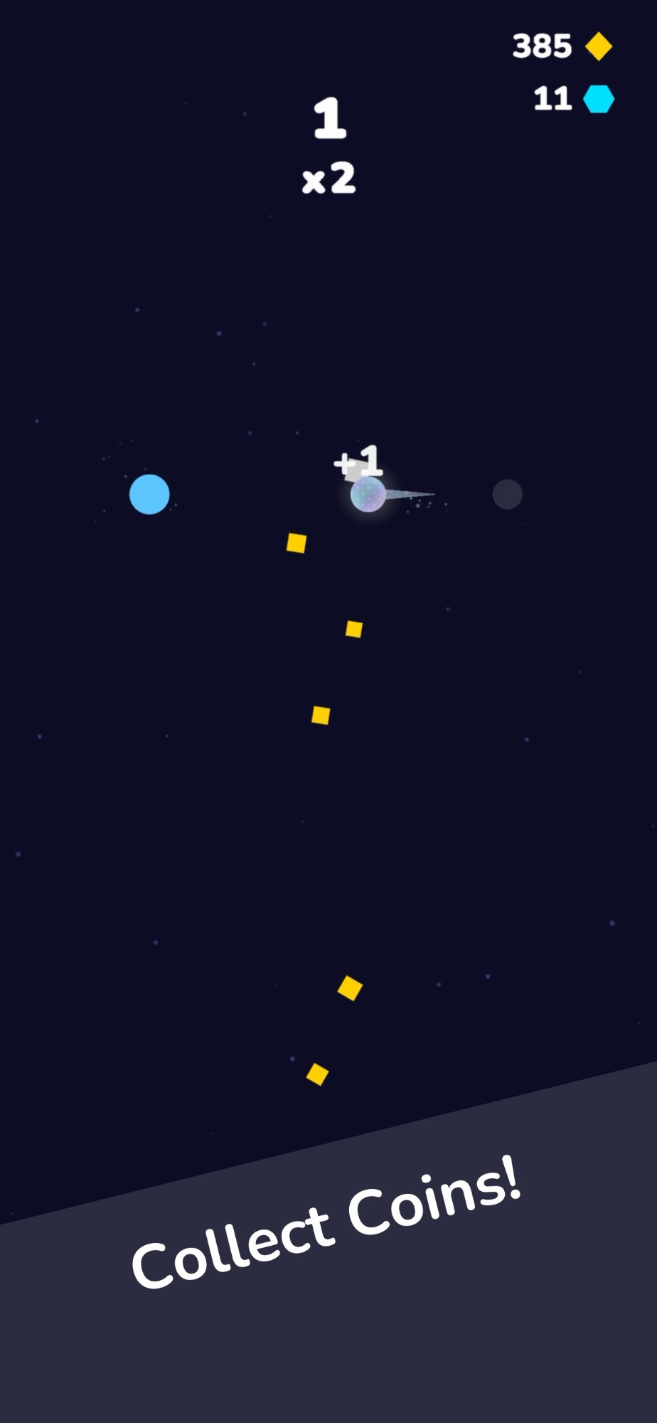 Collect coins gameplay